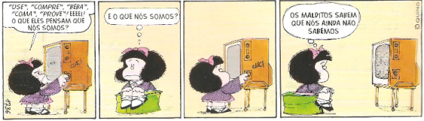 Tirinha Mafalda - Quem somos?